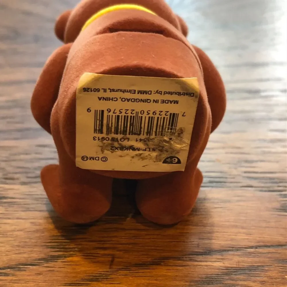 Vintage Velveteen Monkey Charm Presentation Gift /Jewelry Box/Stocking Stuffer